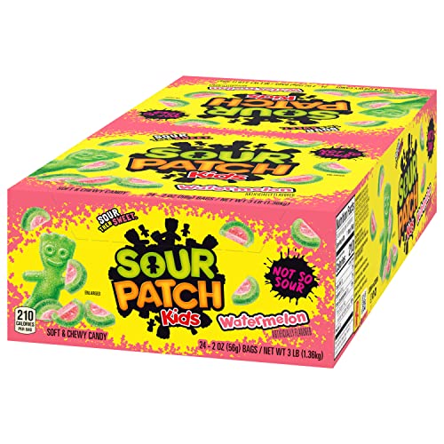 Sour Patch Kids Watermelon Soft &Amp; Chewy Candy, 24 - 2 Oz Bags