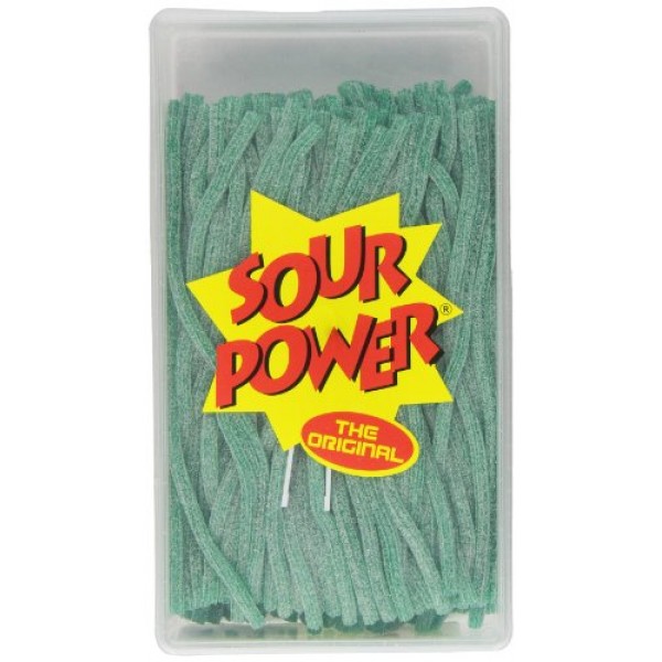 Dorval Trading Co Sour Power Straws, Green Apple, 49.4000-Ounce