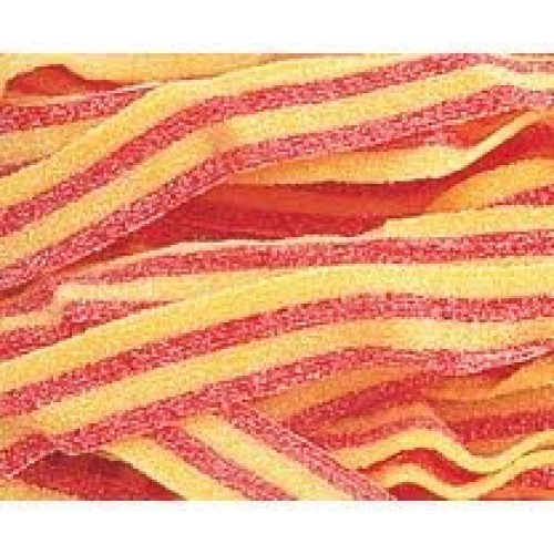 Sour Power Strawberry Banana Sour Belts, 1Lb