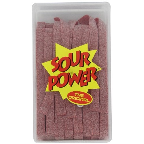 Sour Power Belts, Watermelon 150-Count Belts, 42.3-Ounce Tub
