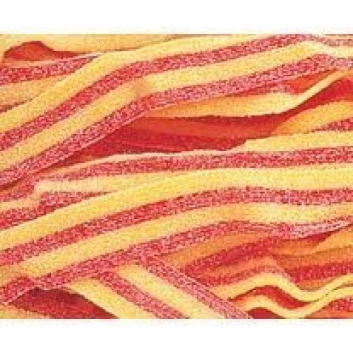 Sour Power Strawberry Banana Sour Belts, 2Lbs