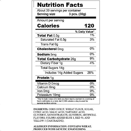 Sour Punch Sour Punch Twists, 4 Flavor Individually Wrapped Swee