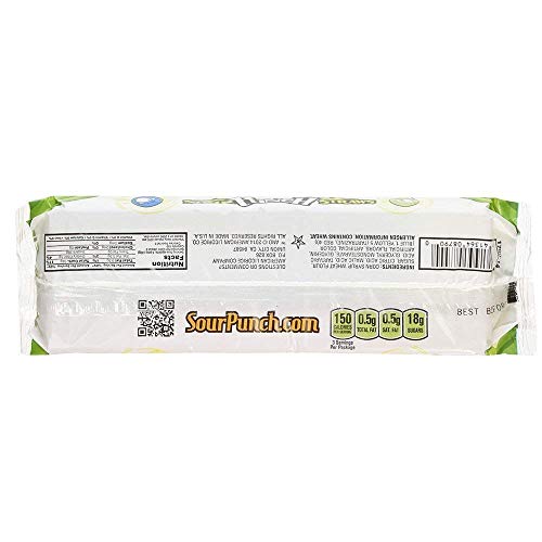 Sour Punch Straws, Rainbow Flavors, 4.5Oz Tray  Pack Of 12, Le