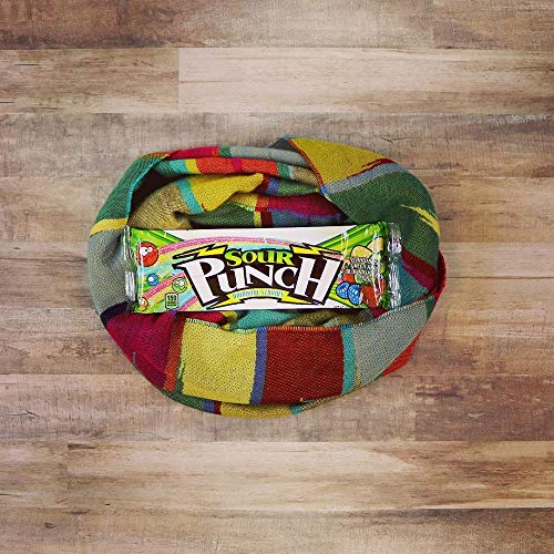 Sour Punch Straws, Rainbow Flavors, 4.5Oz Tray  Pack Of 12, Le