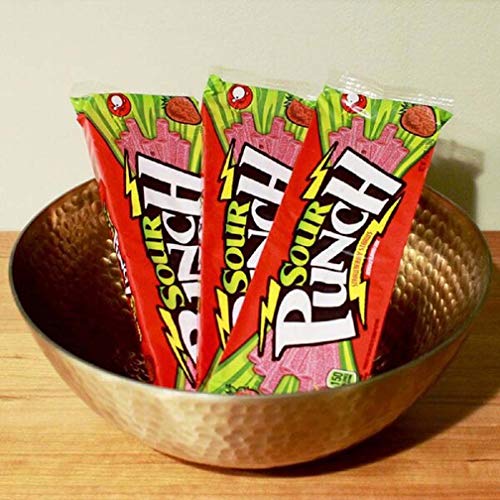 Sour Punch Straws, Sweet &Amp; Sour Strawberry Fruit Flavor, Chewy C