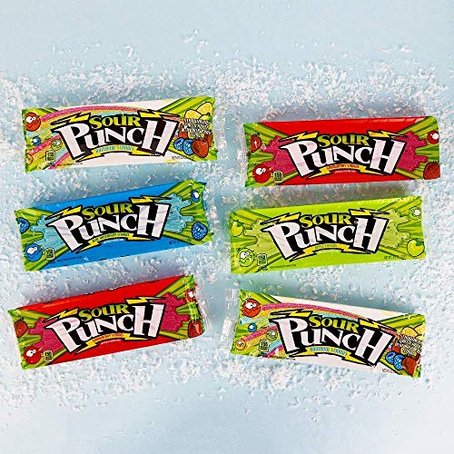 Sour Punch Straws, Variety 6 Pack, 4 Fruity Sweet &Amp; Sour Flavors