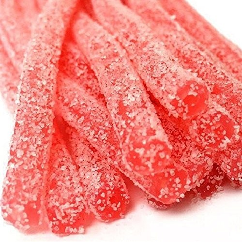 Sour Punch Watermelon Sour Straws, 2Oz Tray, 24 Pack