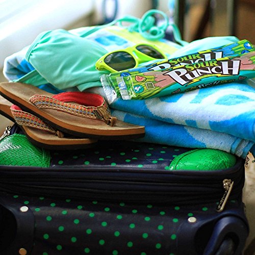 Sour Punch Watermelon Sour Straws, 2Oz Tray, 24 Pack