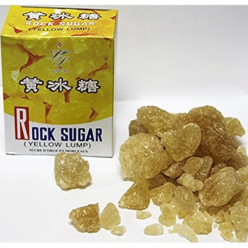 黄冰糖 Lung Po Rock Crystals Candy Sugar Yellow Lump Raw Cane S