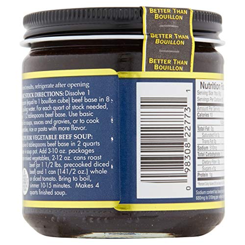 All Natural Reduce Sodium Beef Base 8Oz