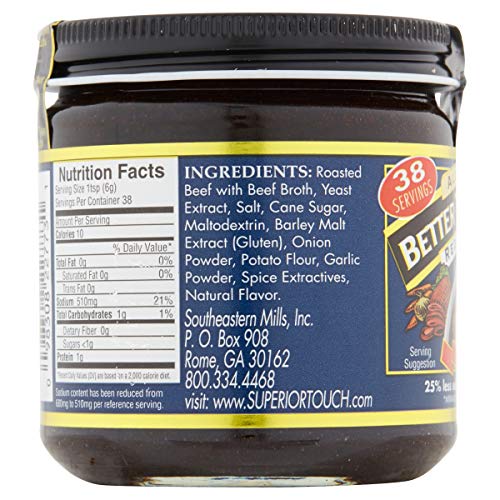 All Natural Reduce Sodium Beef Base 8Oz