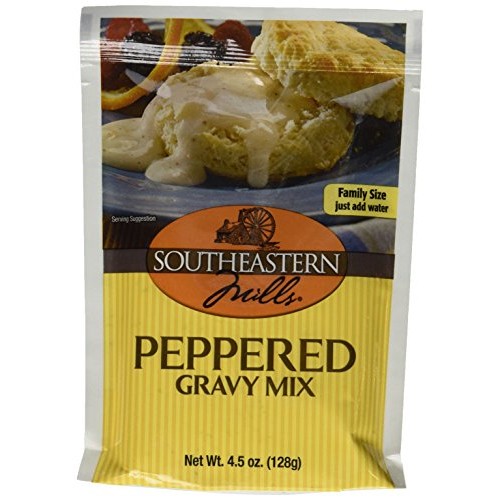 Southeastern Mills Gravy Mix, Peppered, 4.5-Ounce Packages Pack