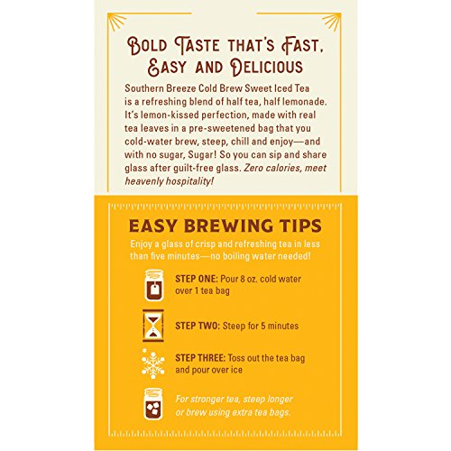 Southern Breeze Cold Brew, Half &Amp; Half Sweet Tea With Zero Calor
