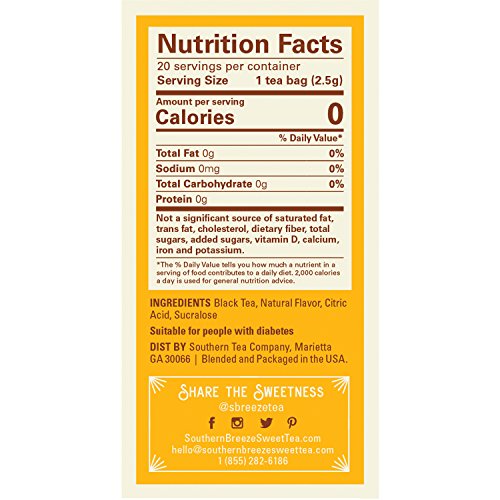 Southern Breeze Cold Brew, Half &Amp; Half Sweet Tea With Zero Calor