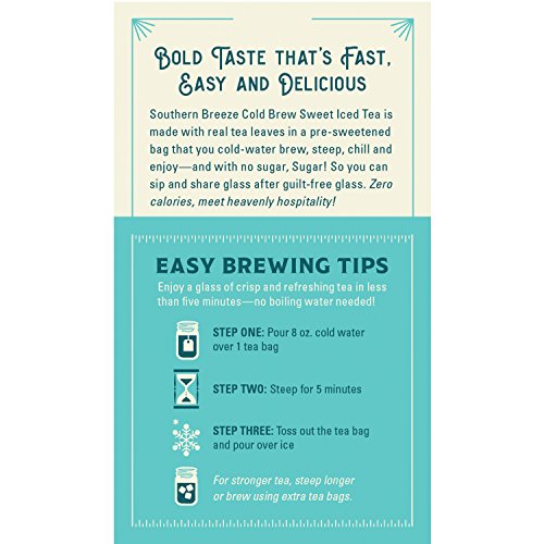 Southern Breeze Cold Brew, Original Sweet Tea With Zero Calorie,