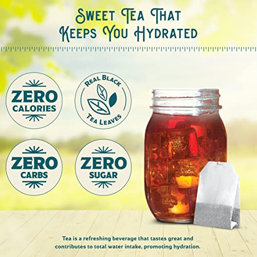 Southern Breeze Cold Brew Sweet Tea Peach Iced Tea with Black Te...