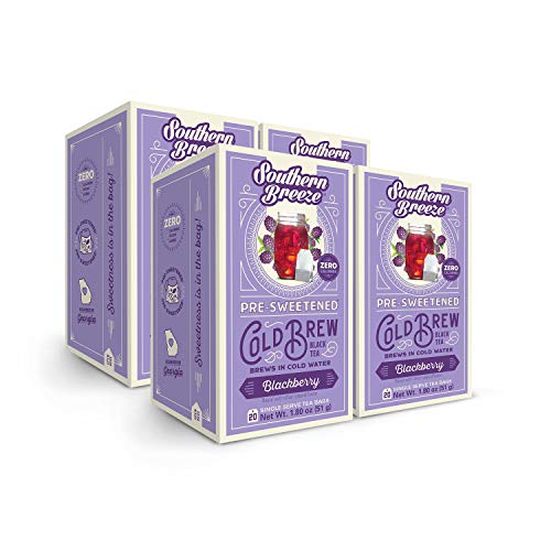 Southern Breeze Cold Brew Tea, Blackberry Sweet Tea With Zero Ca