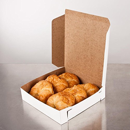 Pack Of 20 Bakery Or Cake Box White 10X10X2-1/2
