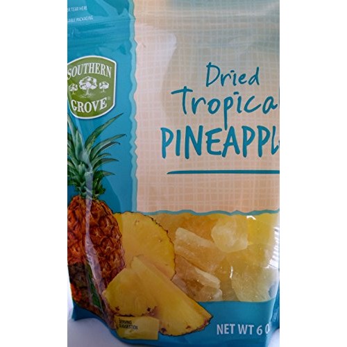 Southern Grove - Dried Tropical Pinapple - Net Wt. 6 Oz. 170G