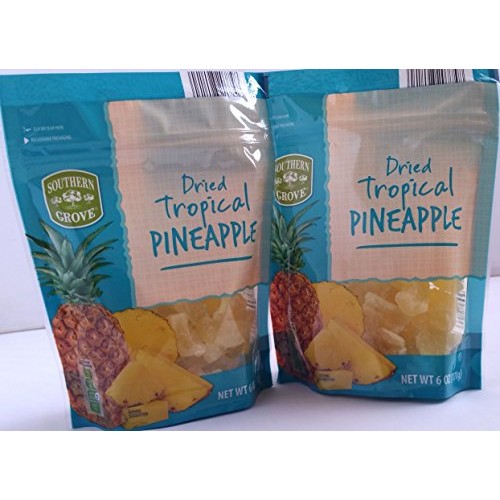 Southern Grove - Dried Tropical Pinapple - Net Wt. 6 Oz. 170G