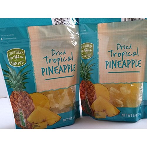 Southern Grove - Dried Tropical Pinapple - Net Wt. 6 Oz. 170G