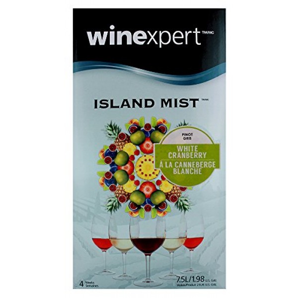 Island Mist White Cranberry Pinot Gris Wine Kit by Winexpert