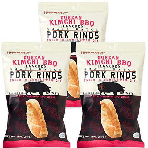Korean Kimchi Bbq Fried Pork Rinds | Southern Recipe Small Batch