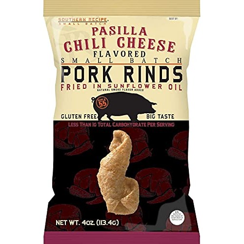 Pasilla Chili Cheese Pork Rinds &Amp; Bean Dip Snack Pack | Southern
