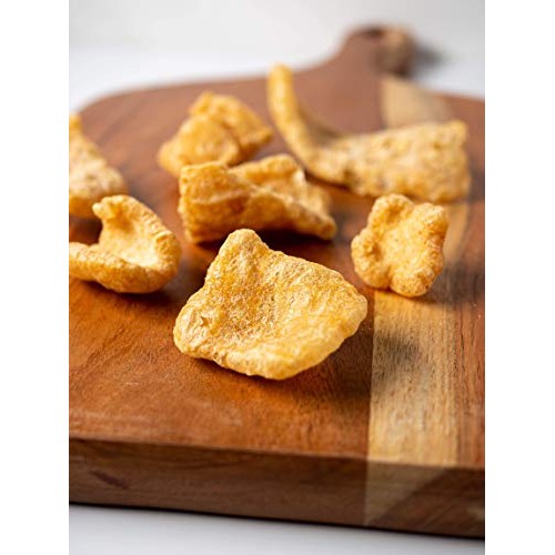 Pasilla Chili Cheese Pork Rinds | Southern Recipe Small Batch |
