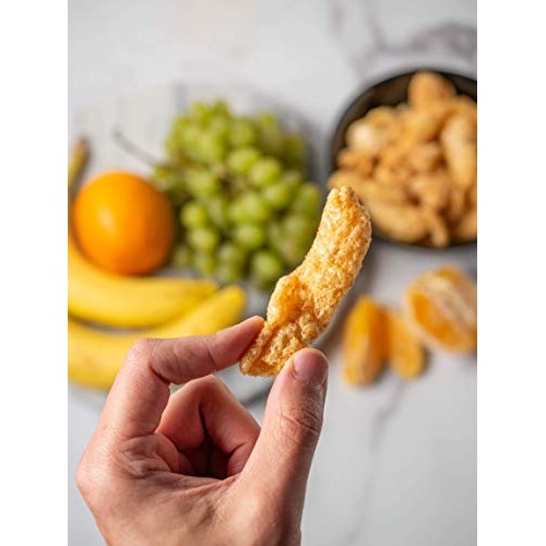 Pasilla Chili Cheese Pork Rinds | Southern Recipe Small Batch |