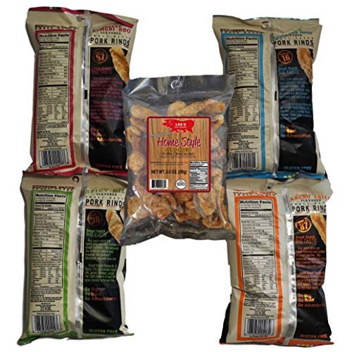 Southern Recipe Small Batch Gourmet Pork Rinds Sampler With Colo