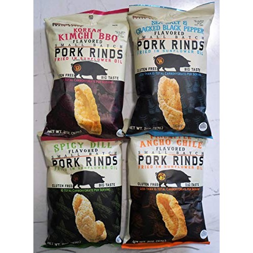 Southern Recipe Small Batch Gourmet Pork Rinds Sampler With Colo