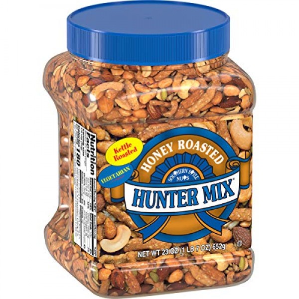 Souther Style Nuts, Honey Roasted Hunter Mix, 23 oz (Pack ...