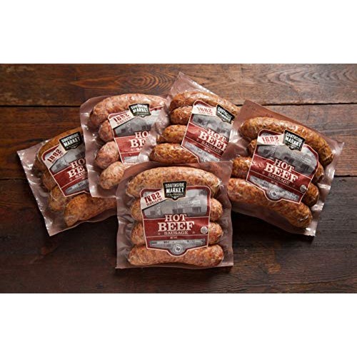 Southside Market 1882 Hot Beef Sausage - 5 Packages