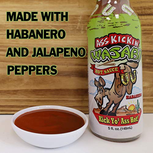 Ass Kickin Wasabi Horseradish Hot Sauce With Habanero – Try If