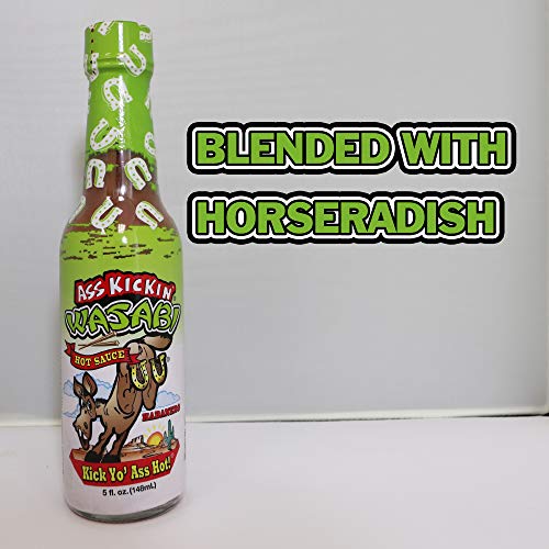 Ass Kickin Wasabi Horseradish Hot Sauce With Habanero – Try If