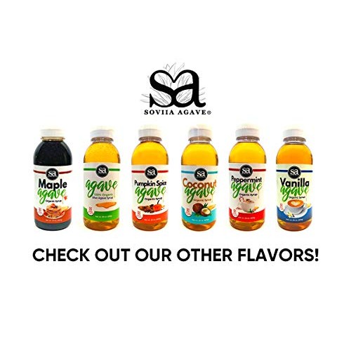 Soviia 20 Oz Vanilla Agave Syrup