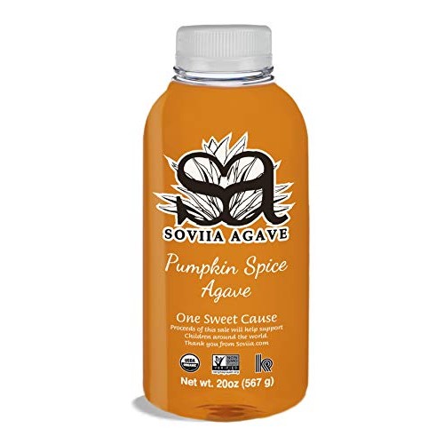 Soviia 20 Oz Pumpkin Spice Agave Syrup