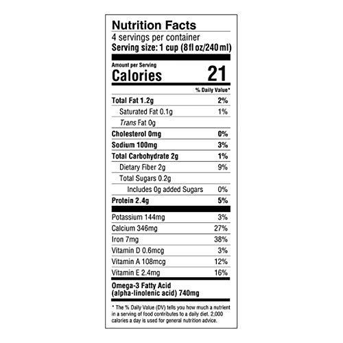 Sow - Seeds Of Wellness, Chia Beverage Original Unsweetened, 32