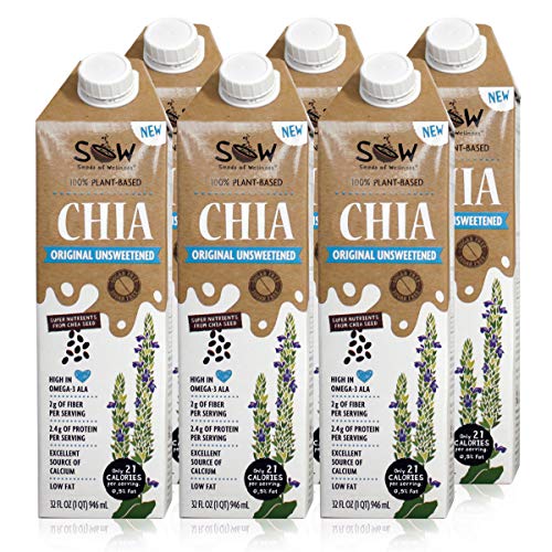 Sow - Seeds Of Wellness, Chia Beverage Original Unsweetened, 32