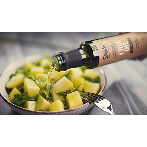 Sow – Seeds Of Wellness, Cold Pressed Chia Oil, Plant-Based Oil,