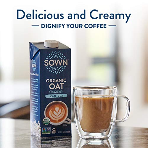 Sown Organic Oat Creamer Vanilla - Barista Oat Milk Non Dairy Co