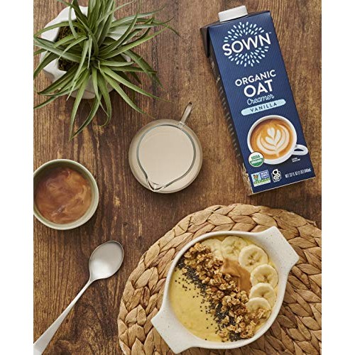 Sown Organic Oat Creamer Vanilla - Barista Oat Milk Non Dairy Co