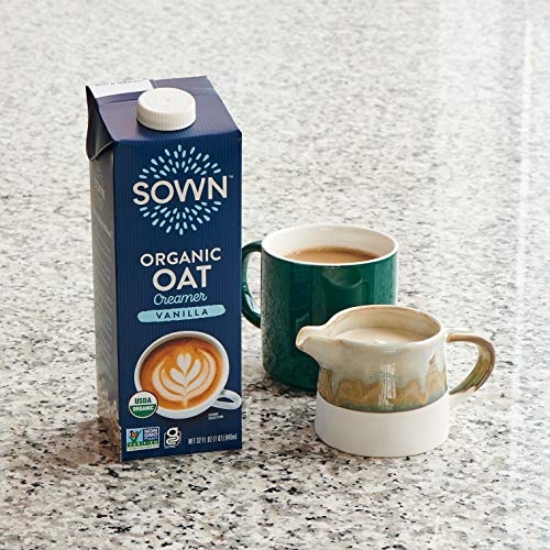 Sown Organic Oat Creamer Vanilla - Barista Oat Milk Non Dairy Co