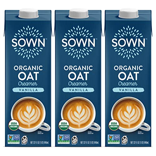 Sown Organic Oat Creamer Vanilla - Barista Oat Milk Non Dairy Co