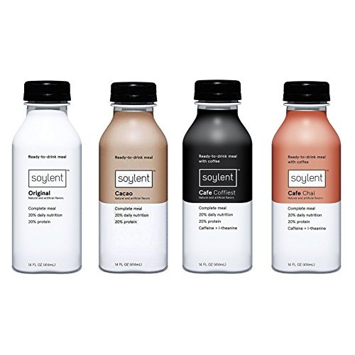Soylent Bundle: Original, Cacao, Chai And Coffiest/Cafe Mocha F