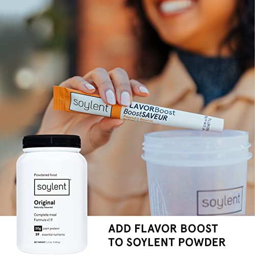 Soylent Flavor Boost, Peanut Butter - Vegan, 0G Added Sugar, Glu Soylent Flavor Boost, Peanut Butter - Vegan, 0G Added Sugar, Glu