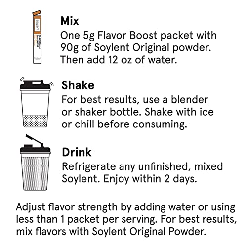 Soylent Flavor Boost, Peanut Butter - Vegan, 0G Added Sugar, Glu Soylent Flavor Boost, Peanut Butter - Vegan, 0G Added Sugar, Glu