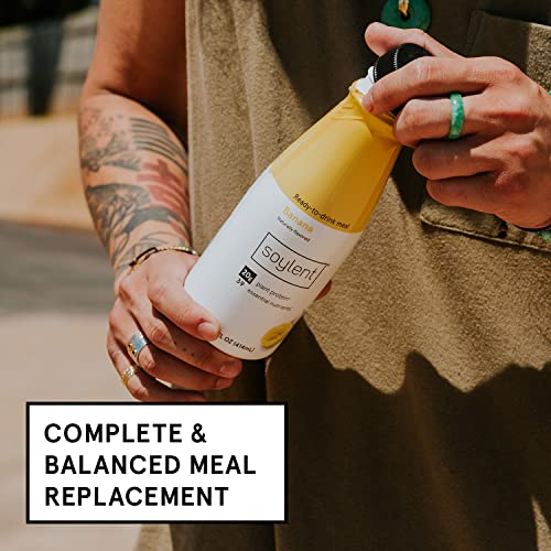 Soylent Meal Replacement Shake, Banana Split Variety Pack, Conta