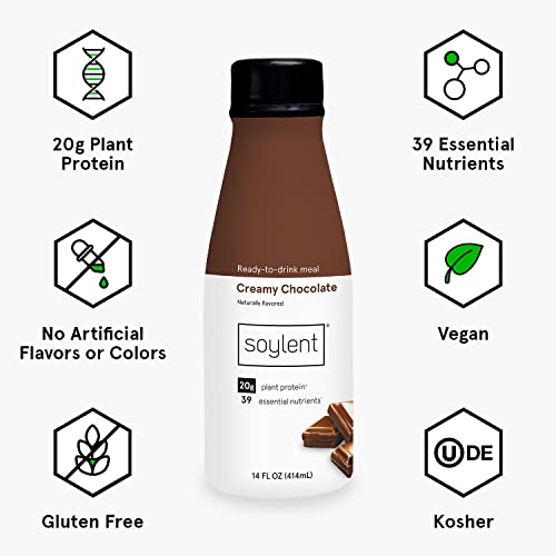 Soylent Meal Replacement Shake, Banana Split Variety Pack, Conta